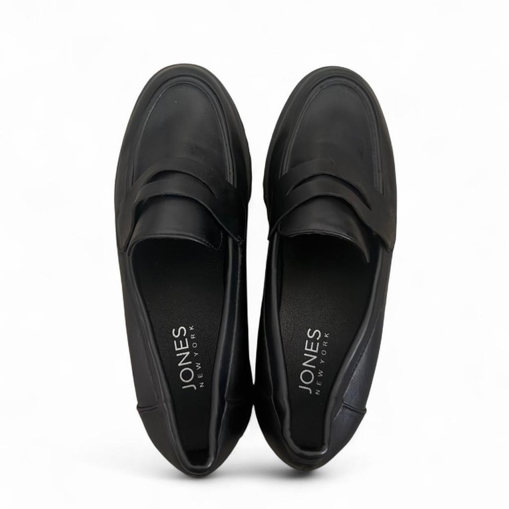 Jones New York Men's Classic Black Slip-On Loafers